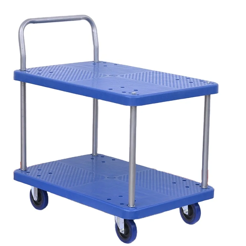 Heavy Duty Capacity Double-Decker Farm Tools and Names Wheel Barrow Tool Cart Trolley