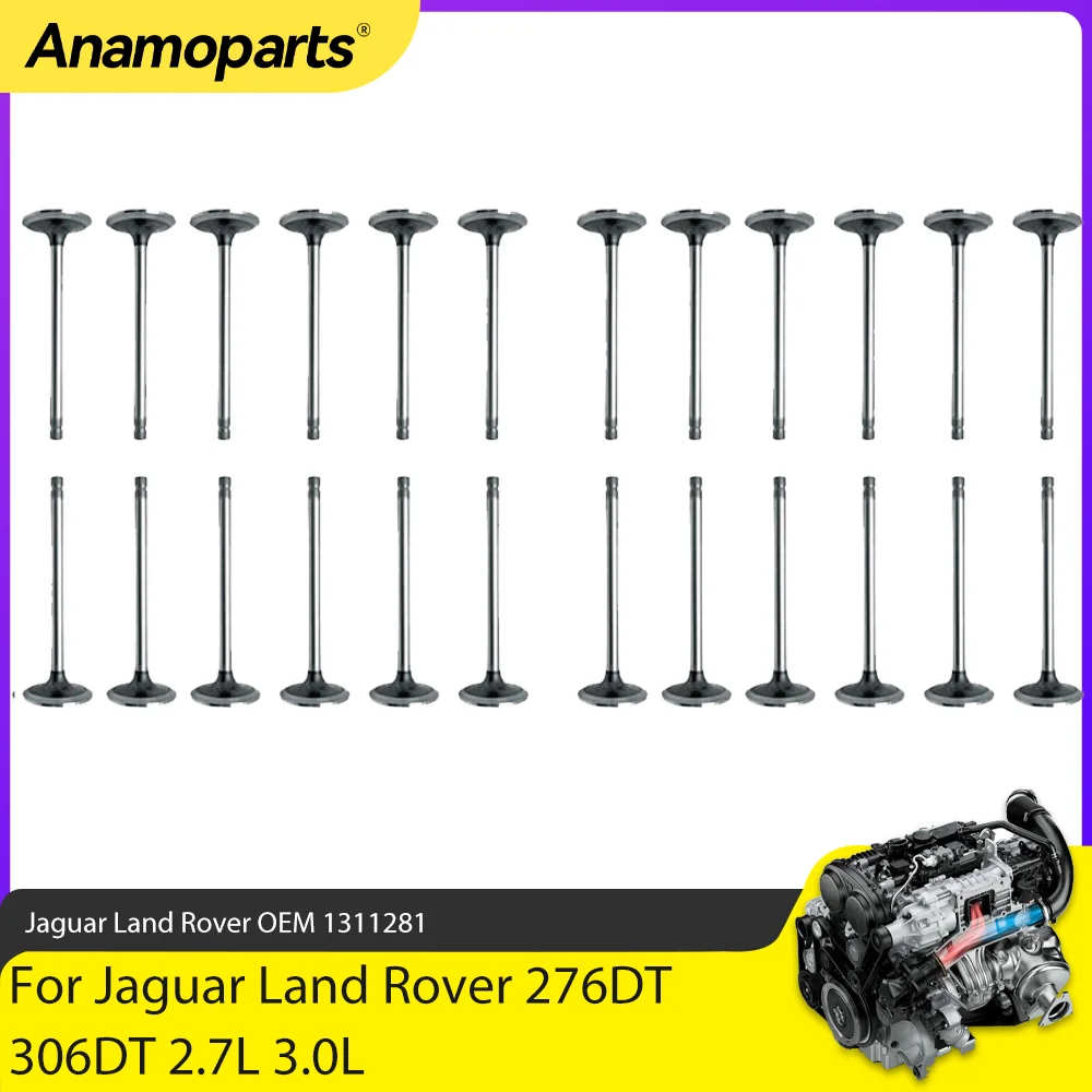 

Впускной Выпускной клапан двигателя подходит для 2,7 3,0 L 276DT 306DT для Jaguar Land Rover Range Sport Discovery 2.7L 3.0L V6 Diesel