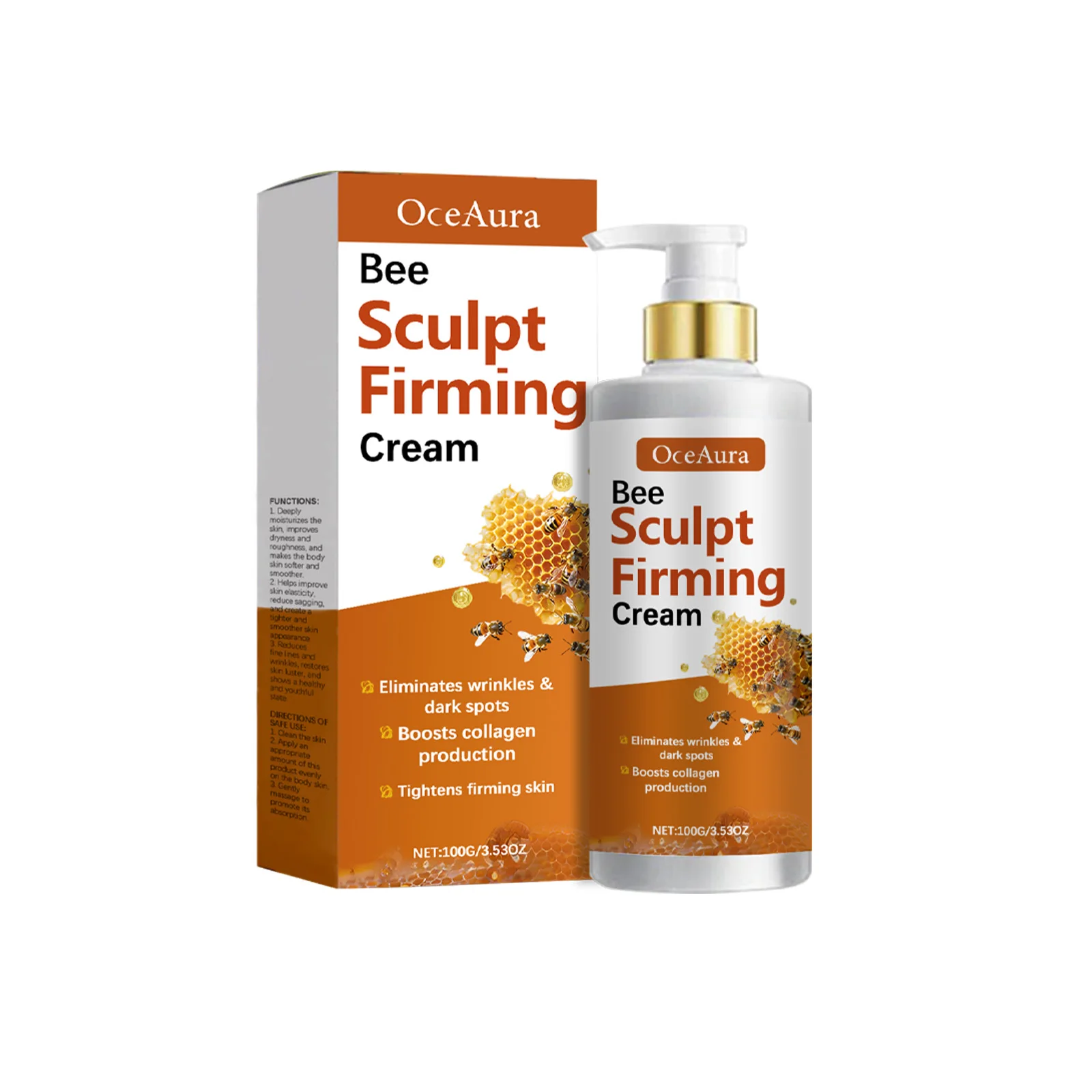 Bee Venom Body Firming Lotion Anti Sagging Skin Reduce Fine Lines Anti Cellulite Brightening Moisturizing Tighten Lifting Cream