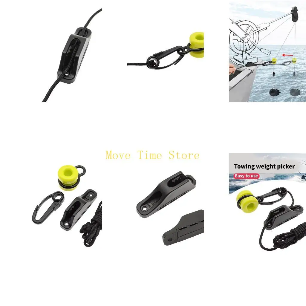 

92ME Даунриггеры для ретриверов с защелкивающейся планкой и 86-дюймовым шнуром Рыболовные снасти Набор аксессуаров для для