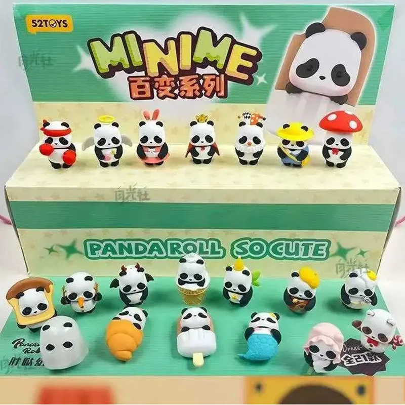

Подлинная 52 игрушки PandaRoll Fat Baby, минимальная универсальная серия, глухая коробка, мини-милое зерно, модные подарки для игр на день рождения для девочек