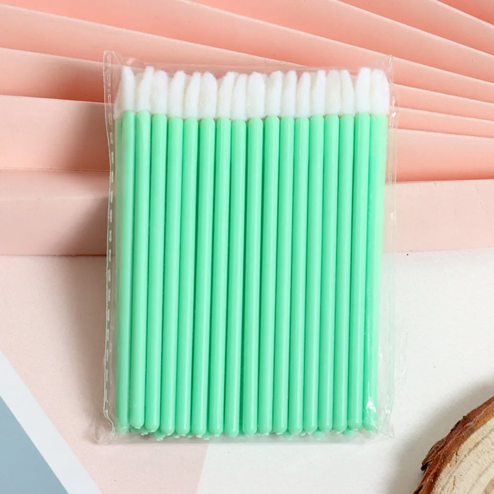 50pcs Soft Beauty Tool Disposable Lip Brushes Multi-purpose Solid Brush Rod Lip Gloss Wand Makeup Applicator Lipstick Brush