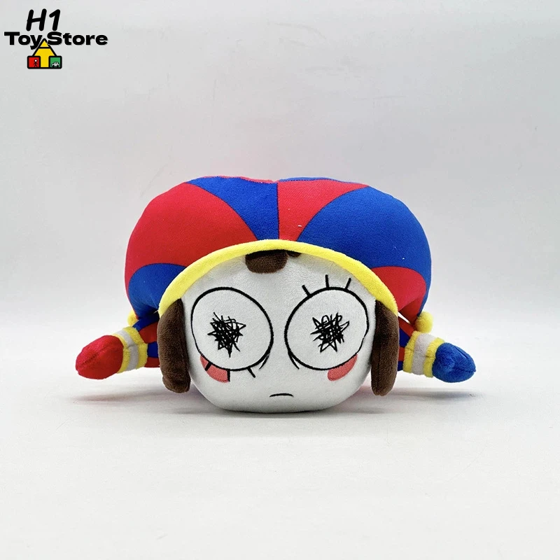 驚異のデジタルサーカス ポムニ ピエロ風ぬいぐるみ 寝そべりポーズ ぬいぐるみ かわいいアニメシリーズ コレクターズアイテム ギフト