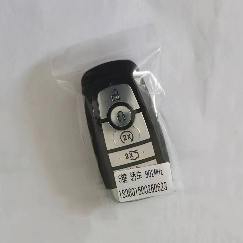 TXK018065 Aftermarket For Ford Edge Fusion Mustang 5 Button Smart Remote Key 902MHz 49 Chip HS7T-15K601-BB A2C93142600 164-R8149