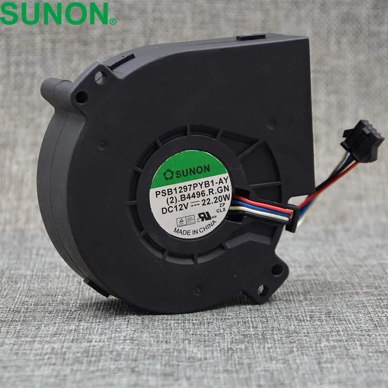 

1pcs PSB1297PYB1-AY DC 12V 22.2W 9733 97*97*33mm 4 Wires Computer Blower Cooling Axial Fan for SUNON