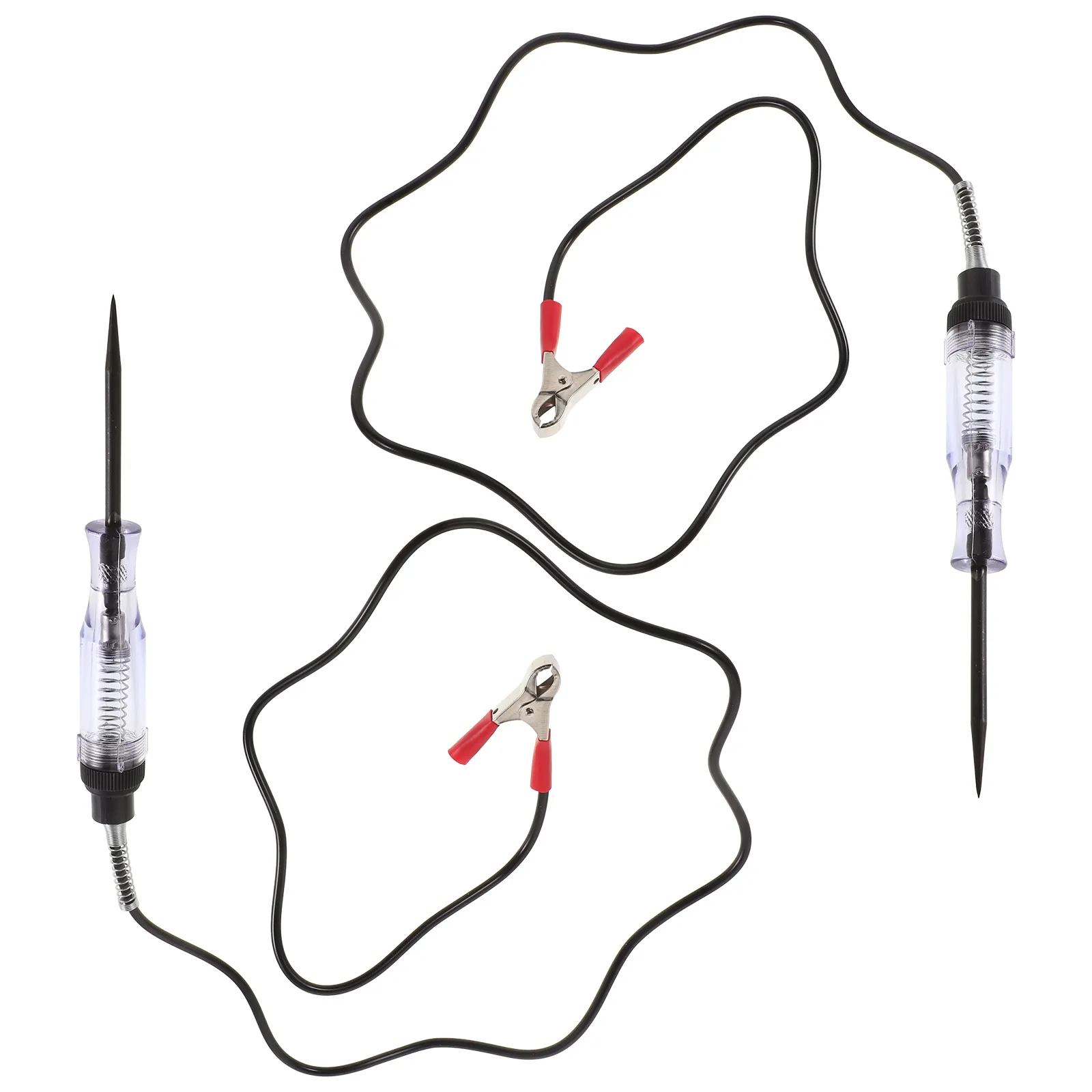 

2 Pcs Tester Pen Spring Voltage Tester Pen Wire Car Circuit Voltage 6V 12V 24V Automotive Repair Tool Parts