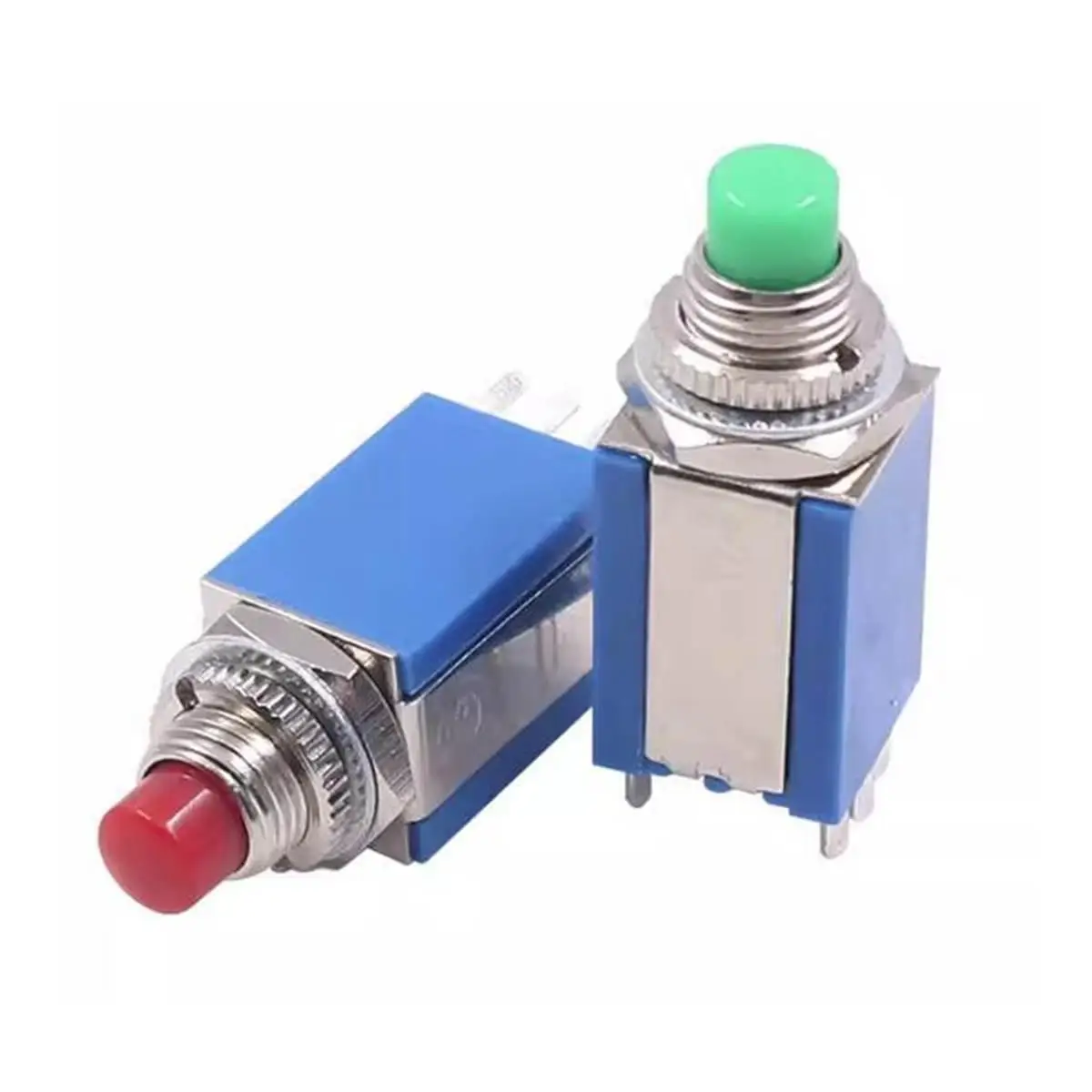 Red/Green 6 Pins Momentary SPDT Push To ON Round Pushbutton Switch