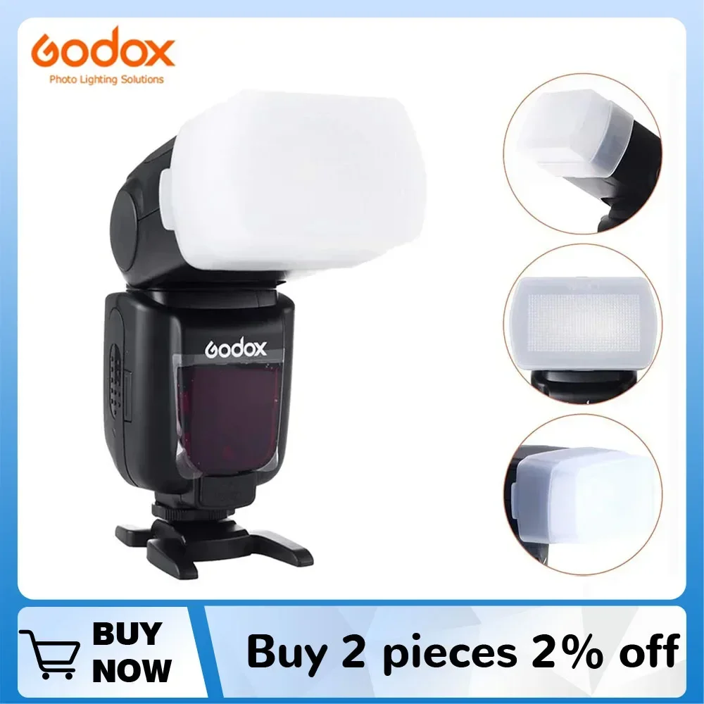 

Godox Flash Diffuser Dome Bounce Fit for Canon Speedlite 580EX 580EX II Godox V850 860II TT685 TT600 TT520II Yongnuo YN-560/565