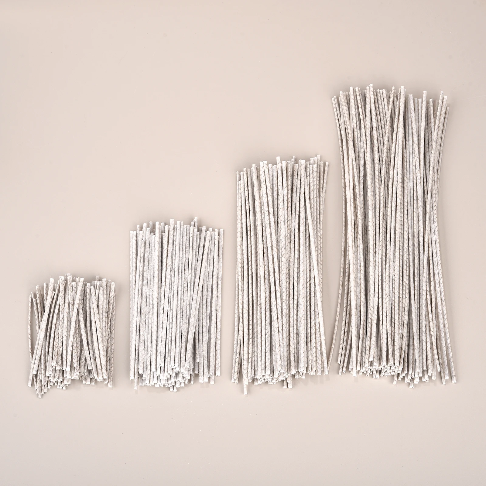 100 Stücke 6/10/15/20 cm Gewachste Baumwolle Kerze Dochte Rauchfreien Wachskern DIY Sojabohnenwachskern Gewebte Kerosinlampe Kerzenherstellung Zubehör