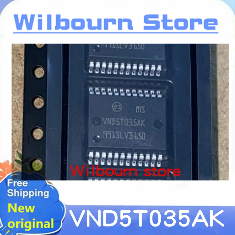 

5PCS~20PCS/LOT VND5T035AK VND5T035AKTR-E VND5T035AK-E HSSOP24 100% New Spot stock