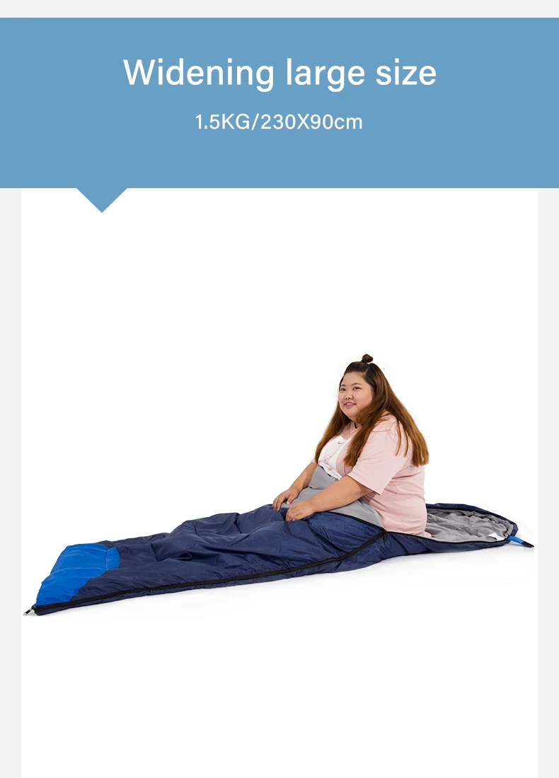 BISINNA Camping-Schlafsack, ultraleicht, wasserdicht, für den Winter, warmer Umschlag, Rucksack-Schlafsäcke für Outdoor-Reisen, Wandern – Detail 5