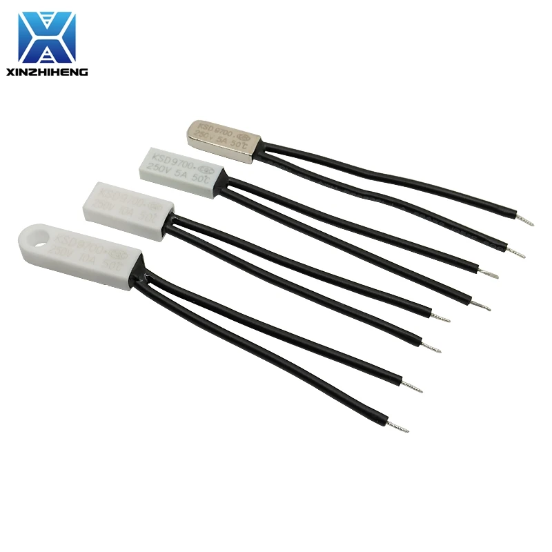 (1-10PCS) KSD9700 5A/10A 250V NC/NO Temperature Switch Thermal Protector 100 105 110 115 120 125 130 140 150 C Degree Thermostat