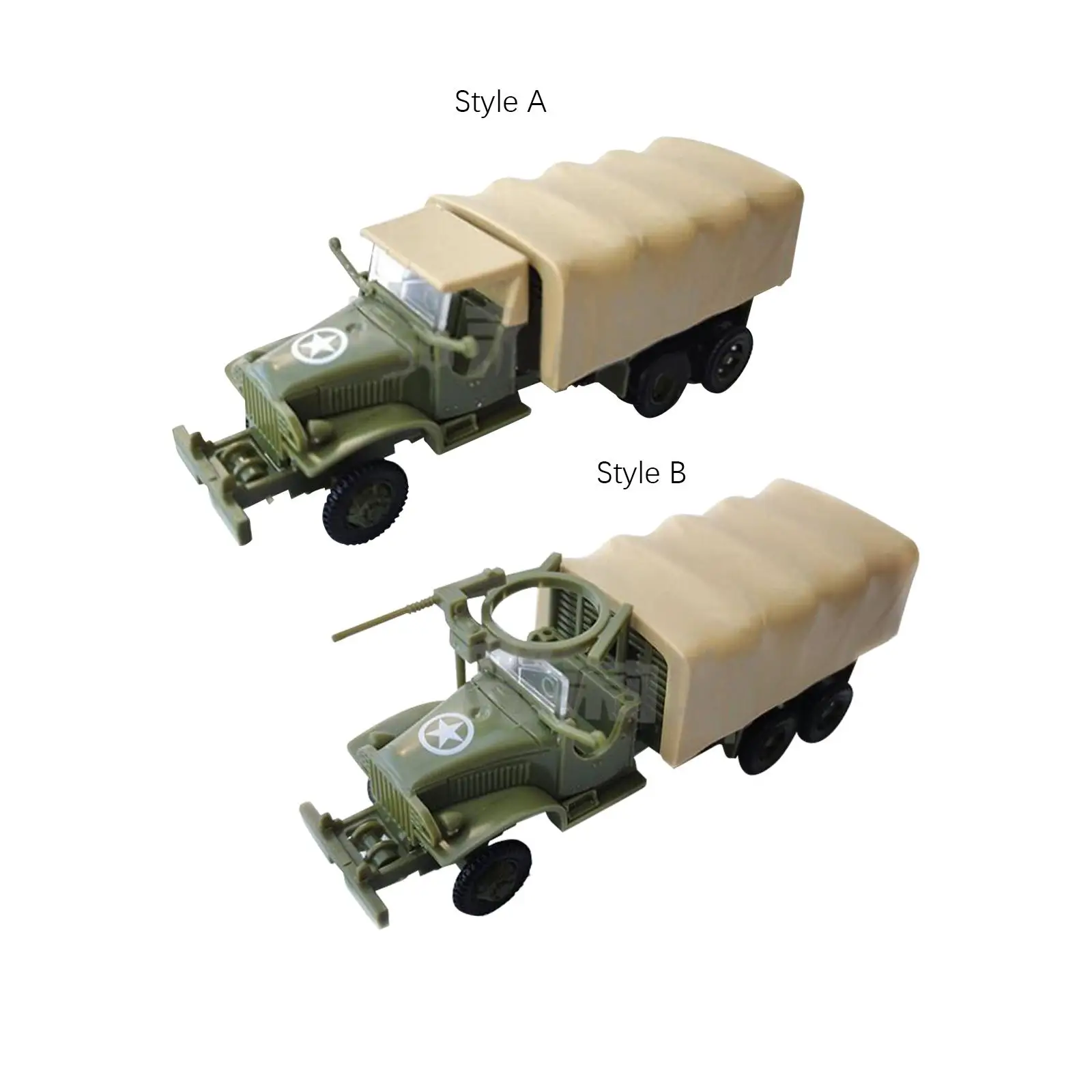 1:72 Scale 4D Truck Model Kits Vehicle Model Home Decoration Miniature Building