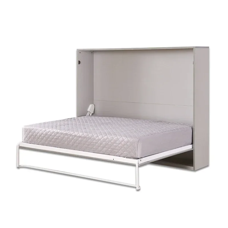 

study balcony small apartment storage folding wall bed overall support foot positive side flap bed