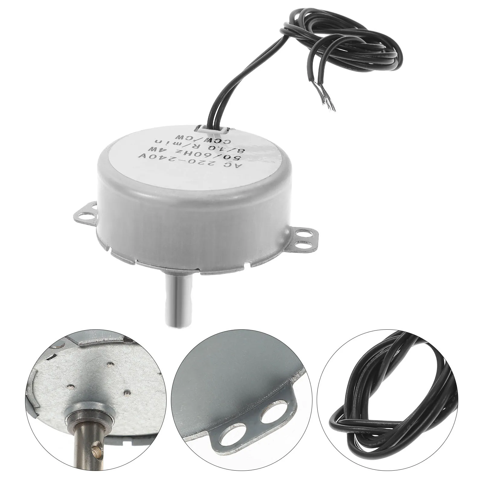 

Synchronous Motor Slow Rotating Electric Motor For Christmas Ornament Halloween Prop Reindeer Turntable Decorative