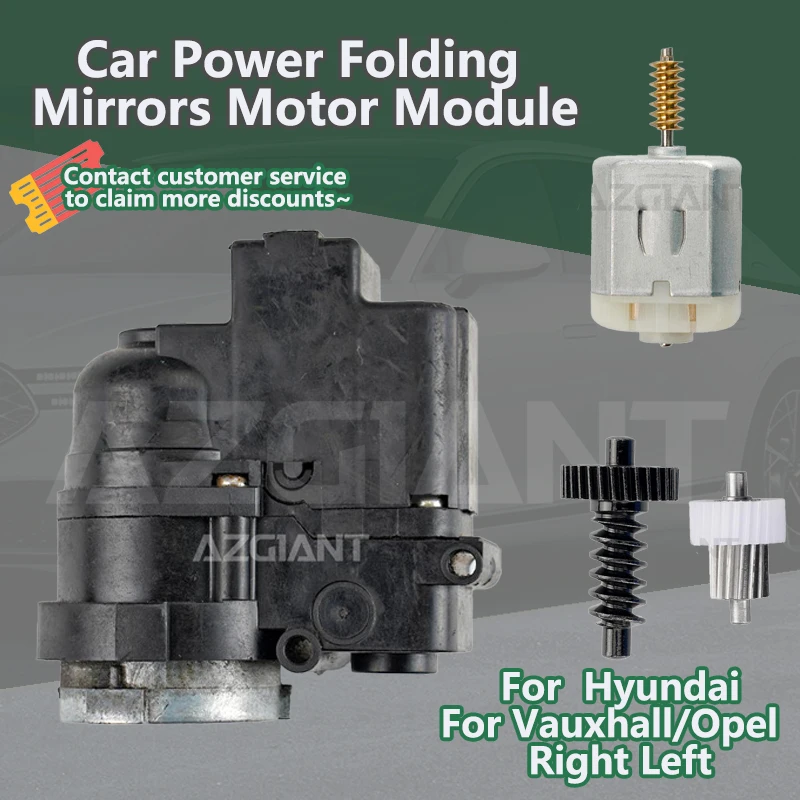 

AZGIANT For Vauxhall Opel Antara/Hyundai Veloster Car Exterior Auxiliary power folding mirror R L motor