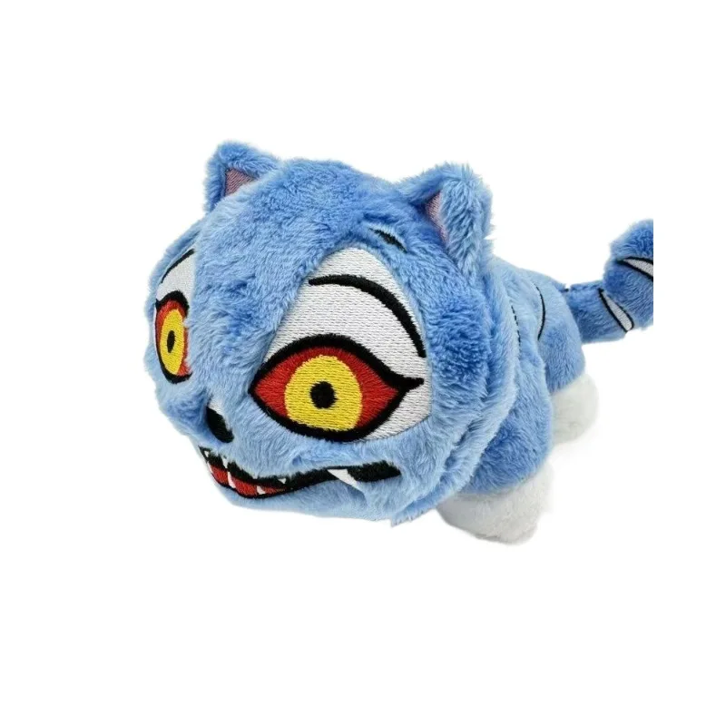 Anime Kpop Demons Hunters Pluszowy Uroczy Fioletowy Tygrys Czarny Kapelusz Sroka z 3 Oczami Potwór Poszukiwacz Dziewczyny Grupy Zespołowej Pluszak Dla Fanów Prezent