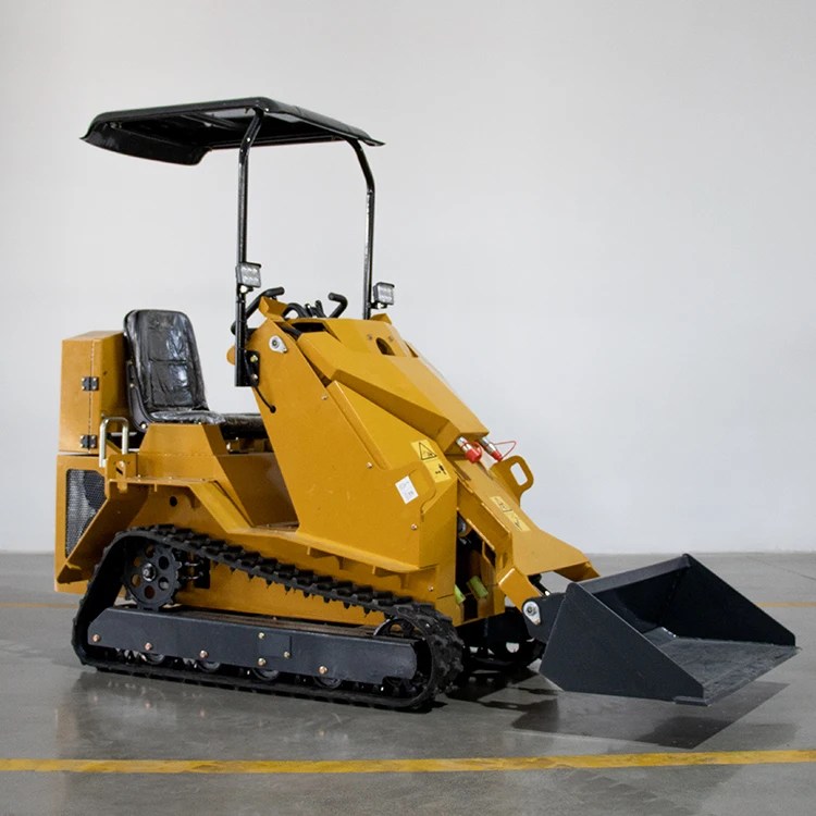 

Customized 700kg 800kg Mini Skid Steer Dingo High Quality Compact Loader with Firewood Processor Skid steer loader