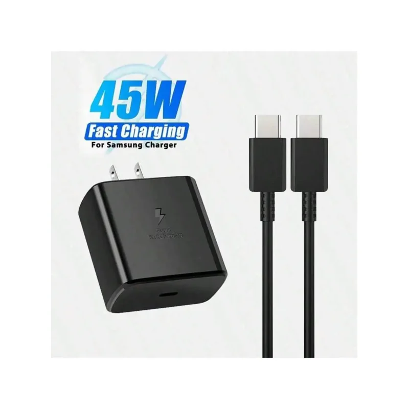 45W Super Fast Charger Type C USB-C Wall Charger for Samsung Galaxy S22 Ultra/S22/S21 Note 10/Note 20/S20 Z Fold 4/Z Flip