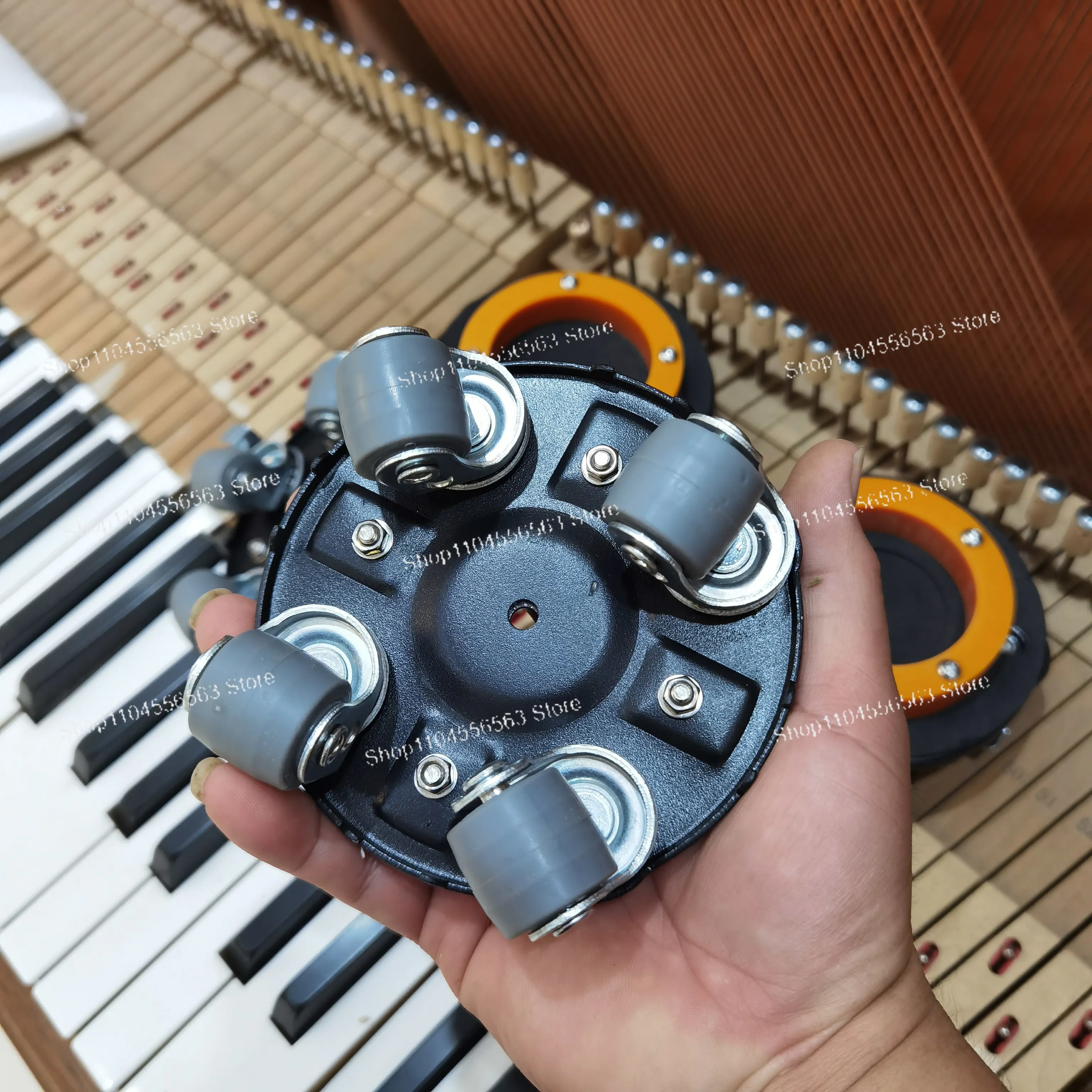 Rubber silent swivel wheels, suitable for fixing base, piano cabinets, desks and chairs