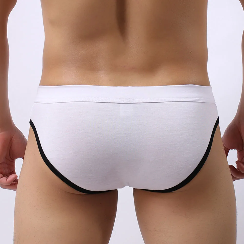 

Men Elephant Trunk Solid Color Lingerie Breathable Gay Sissy Pouch Underwear For Hot Man Underpants Erotic Hombre Panties Briefs