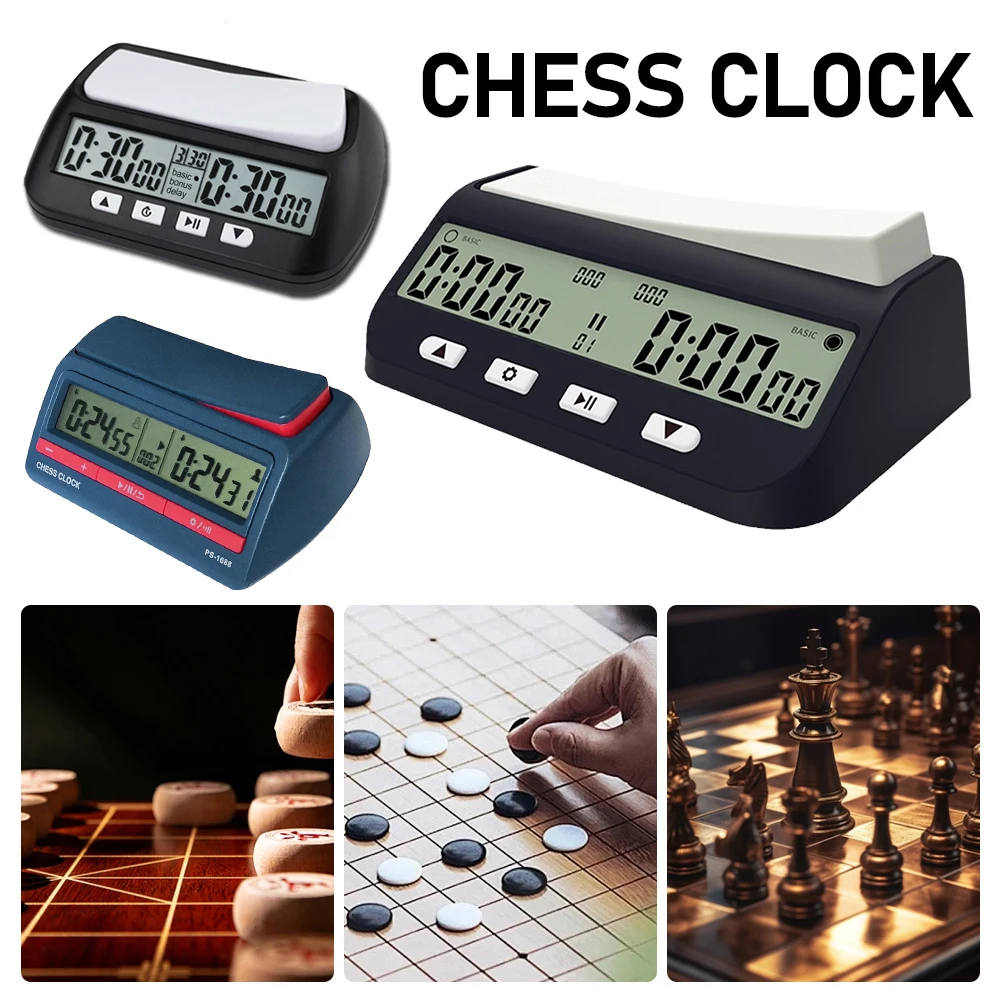 Professional Chess Clock Multipurpose Portable Digital Chess Timer Game Timer Game Timer Competition Game Stopwatch