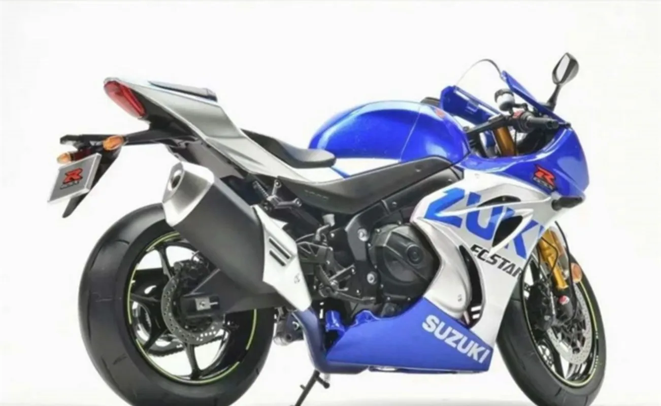 LCD Diecast 1/12 Suzuki มอเตอร์รุ่นรถยนต์ Suzuki มอเตอร์ GSX R1000 รถจักรยานยนต์เล่นยานพาหนะของเล่นสําหรับของขวัญเด็กกล่องต้นฉบับ