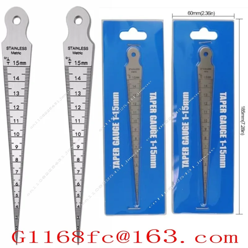 Stainless Steel Inner Diameter Gauge High-precision Gap Aperture  Taper Wedge Plug Gauge