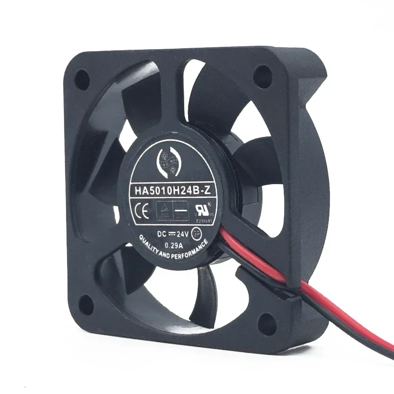 P 50*50*10MM HA5010H24B-Z 5010 24V 0.20A Computer CPU Notebook Silent 5CM cm Cooling Fan