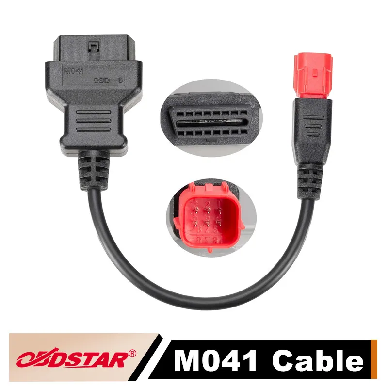 OBDSTAR M041 Cable for 2019-Ducati EURO V Motorcycle and Cluster Calibration Function Compatible with MS80/MS50 iScan for Ducati