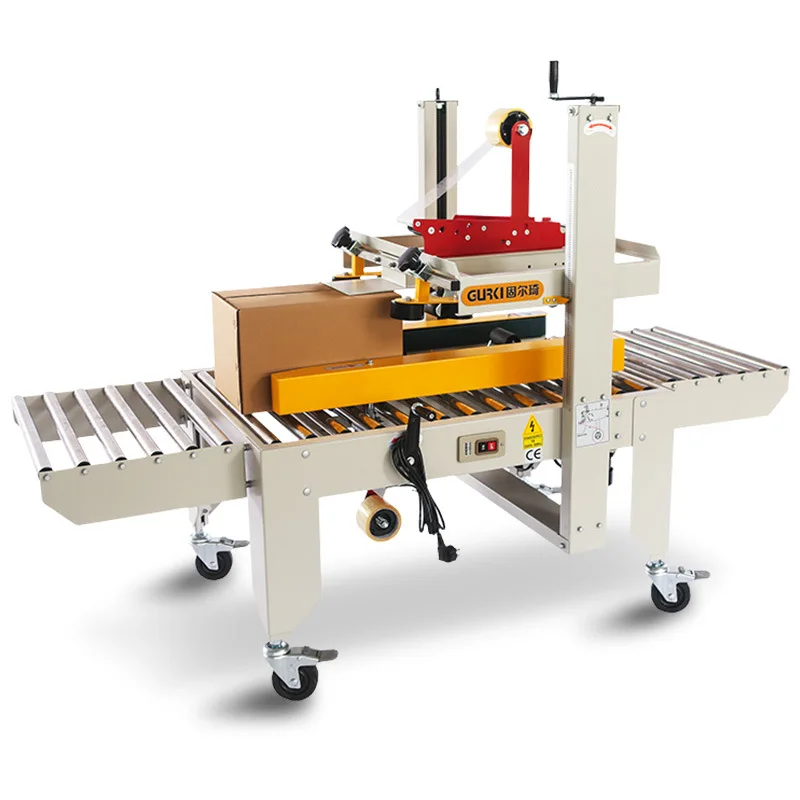 Gurki Links-Rechts-betriebenes Versiegelungsgerät E-Commerce Großer Karton Anwendbare Verpackungsversiegelungsmaschine Bandkartonschließmaschine