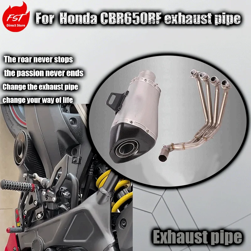 

For Honda cbr650rf modified Scorpio exhaust pipe motorcycle accessories cb650r full tail section