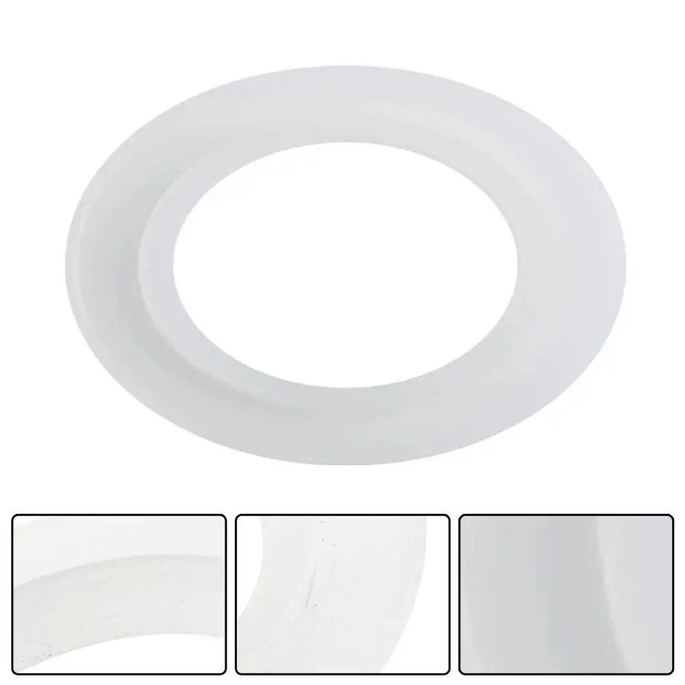 10Pcs Durable Washbasin Bathtub Basin Drain Gasket Kitchen Sink White Silicone Seal Washer 35*20mm 38*23mm Plug Cap Drain Ring