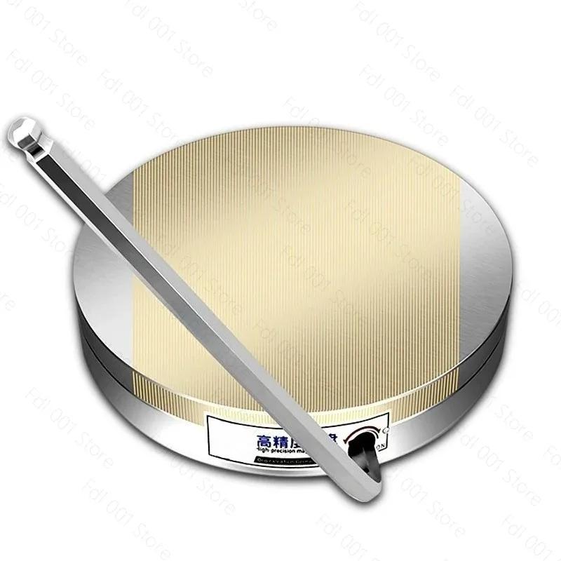 100mm Round Permanent Magnetic Chuck Round Powerful Disk Internal External Cylindrical Grinding Magnetic Table Round Customized