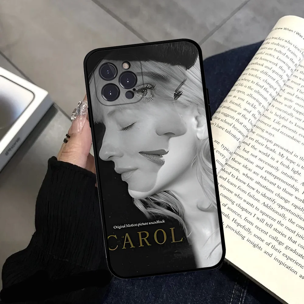 C-Carol Movie Phone Case Silicone Soft for iphone 15 14 13 12 11 Pro Mini XS MAX 8 7 6 Plus X XS XR Cover