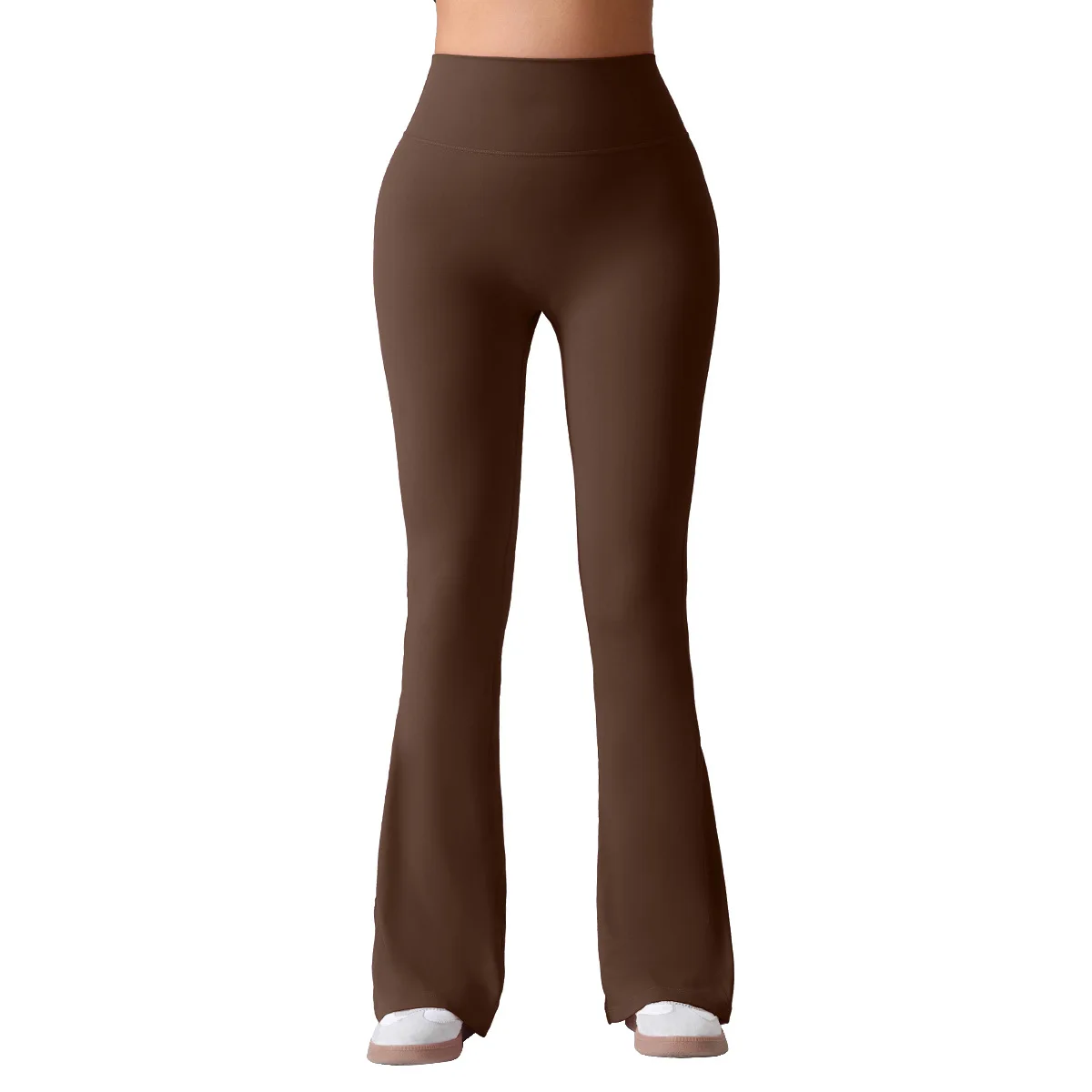 New yoga pants, women's beautiful buttocks, fitness pants, quick-drying sports pants, elastic slimming, slim tight flared pants
