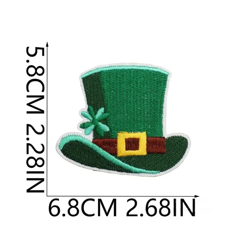 Grüne Fee Kleeblatt Stickerei Dekoration Bügeln Nähen DIY Cartoon Logo Kleidung Schuhe Hut Tasche Patch