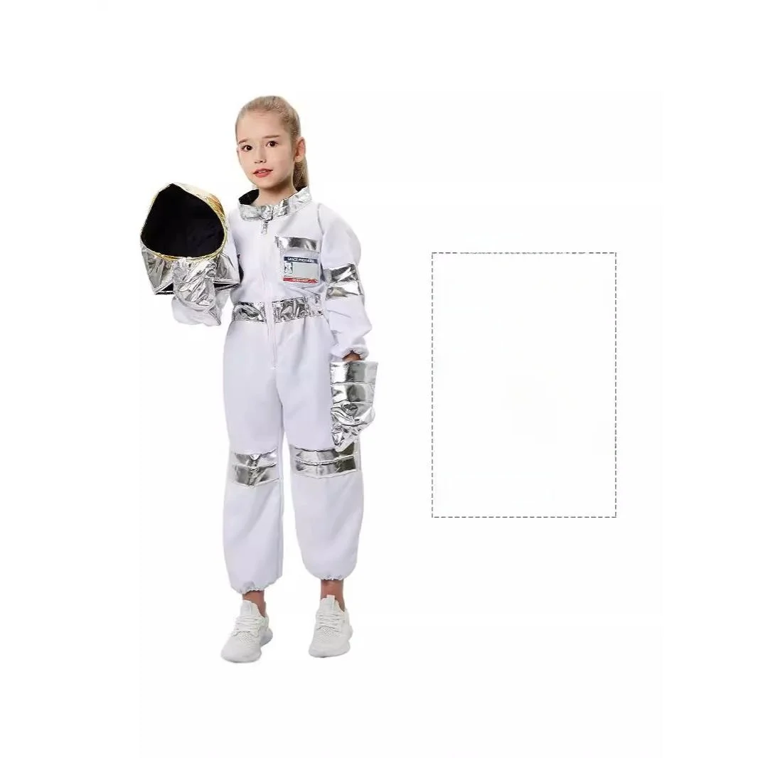Kostium kosmonauty dla dzieci na Halloween, przebranie na występy, strój astronauty na festiwal, łatwy w użyciu strój sceniczny
