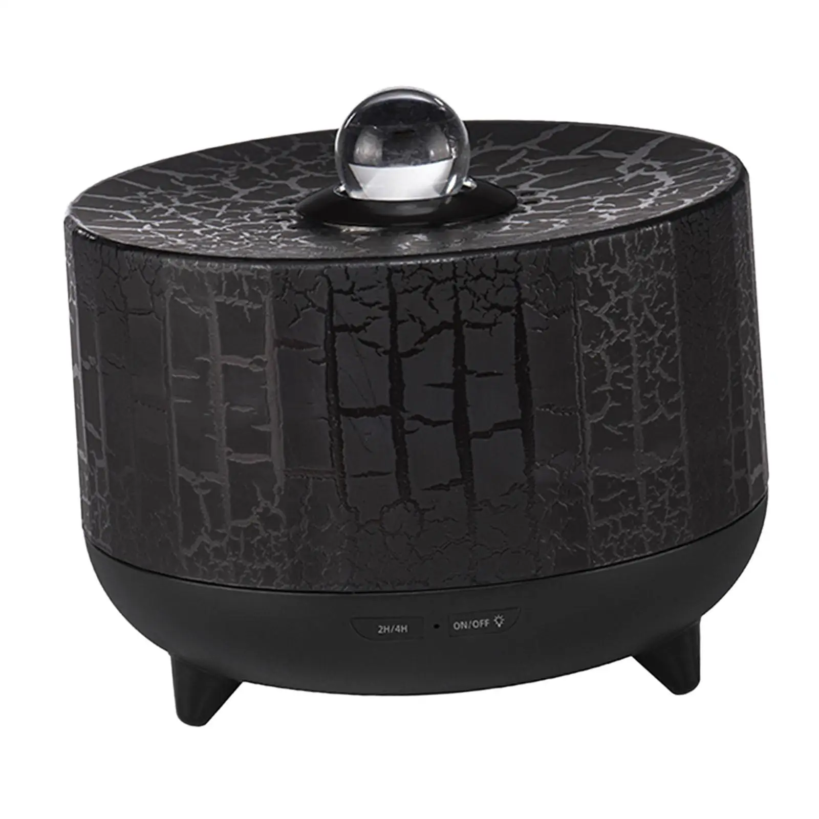 Flame Ball Effect Humidifier Essential Oil Diffuser US 110V Plug Quiet Multipurpose with Atmosphere Light for Doing Yoga Durable