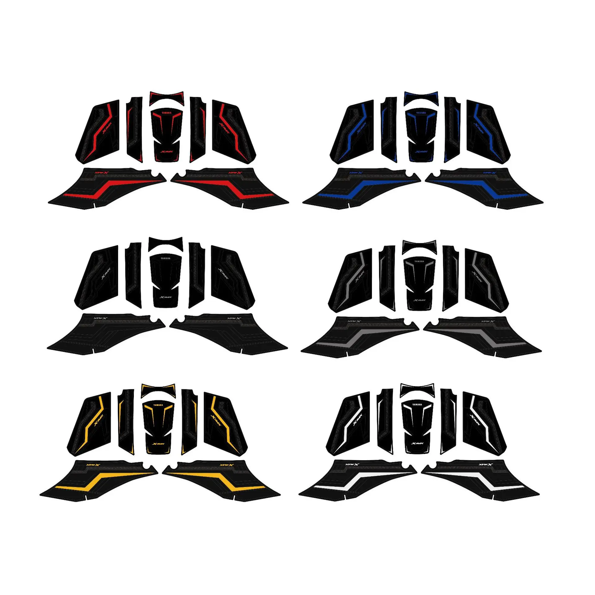 

Applicable for Yamaha XMAX 250 300 400 23-24 Modified Anti-wear Protective Sticker Rubber Sticker