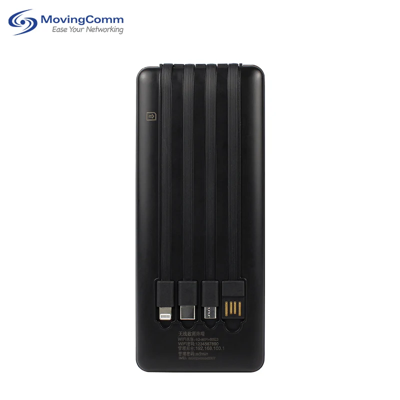 RTS Wifi Charging 300Mbps Type C 10000mAh Battery Powerbank Pocket Mini 4G Mobile Lte Hotspot Wifi 6 Router for Business Trip