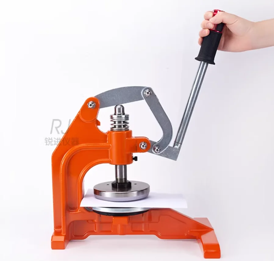 Manual Round Sample Cutting Machine Textile Fabric Sampling Knife High-Precision Sample Cutting Tool 100CM2 Alloy Cutter Head