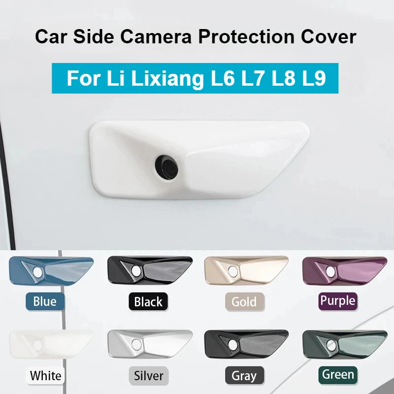 

For Leading Ideal Li LiXiang L7 L8 L9 2022 2023 2024 Side Standard Leaf Board Stickers Side Camera Protection Cover Fit L7 L8 L9