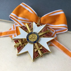 German Emblem Prussian Grand Cross Red Three layer Structure Medal Badge Replica Ribbon Reproduction