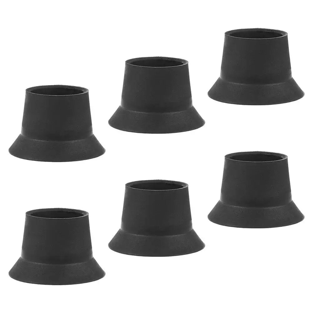 

6 Pcs Anti-slip Pad for Trampoline Small Covers Rubber Feet Round Chair Leg Caps Pipe Sleeve Noise Reduction Sturdy Performance