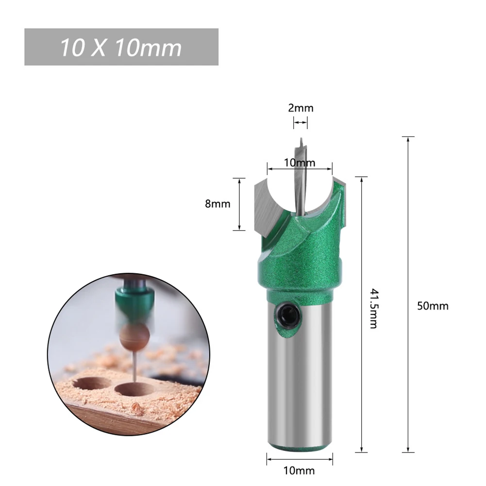 6-30mm koraliki buddy frez kulisty 10mm Shank router Bit węglika frezy do koralików do obróbki drewna klasy przemysłowej narzędzia ręczne
