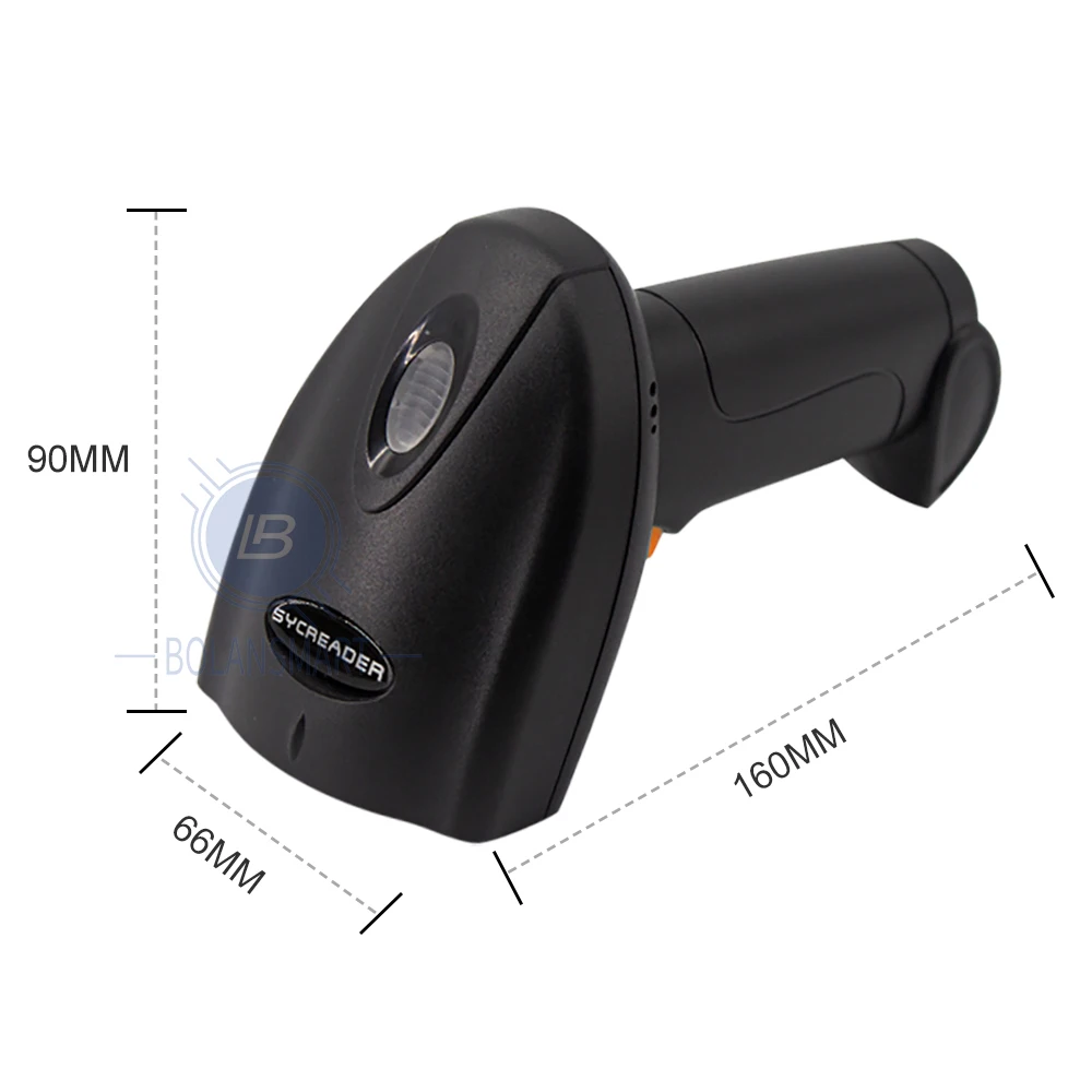 Portable Wired 2.4G Wireless 1D 2D Barcode Scanner Handheld Bluetooth PDF417 QR Bar Code Reader For Supermarkets Warehouses