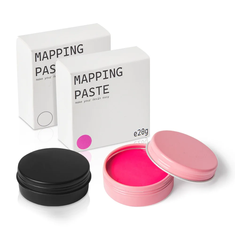 20g White/Pink Tattoo Drawing Painting Paste Eyebrow Lip Shape Marking Tool Permanent Makeup Contour Position Pigment Paste