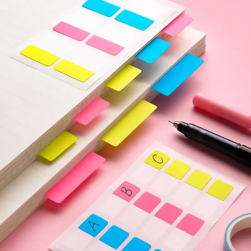 30/60/120pcs Indice Adesivi Classificazione Scrivibile Etichette Categorizzate Etichette Autoadesive Marker Notebook Planner Indice Bandiere