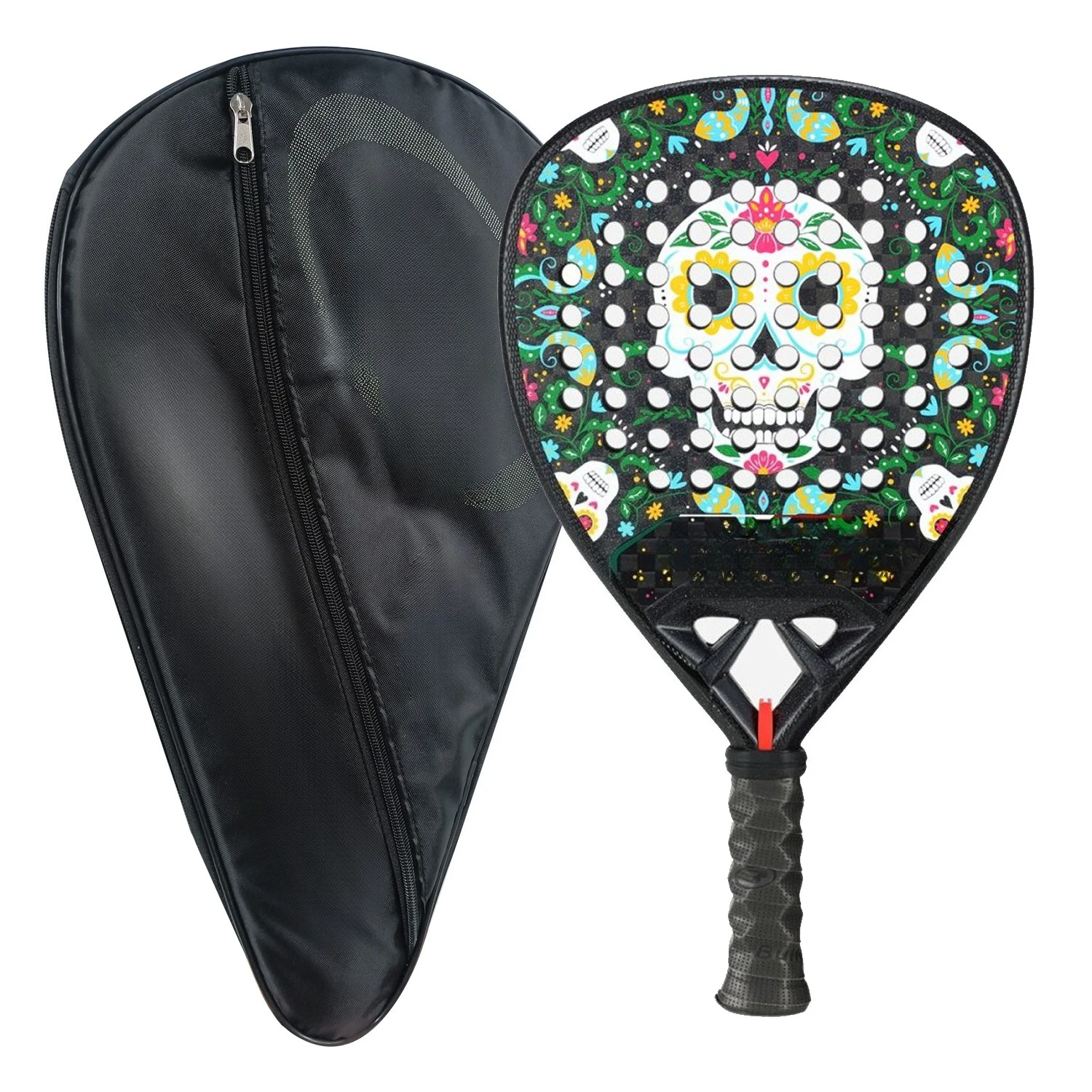 Nueva raqueta de Padel de fibra de carbono 3K 12K 18K EVA, raqueta de Padel suave de forma redonda, 2023 2024 2025